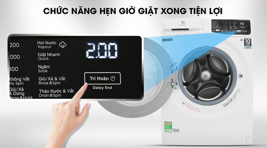[GIAO TẠI HCM] - Máy Giặt Inverter Electrolux 9 Kg EWF9024D3WB