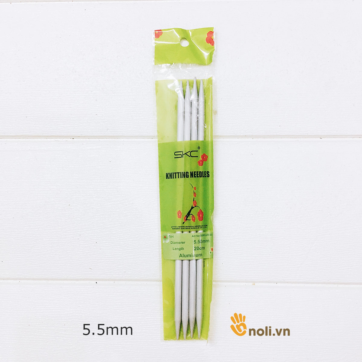 SKC 2 Head Knitting Needles 20cm