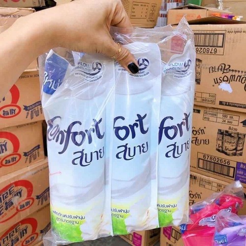 COMBO 3 BỊCH NƯỚC XẢ VẢI COMFORT THÁI