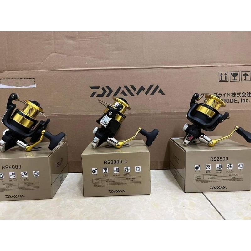 Máy câu cá daiwa rs mẫu mới nhất 2023 size 2500 3000 4000