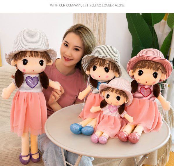 Búp bê nhồi bông trái tim cao cấp 60cm