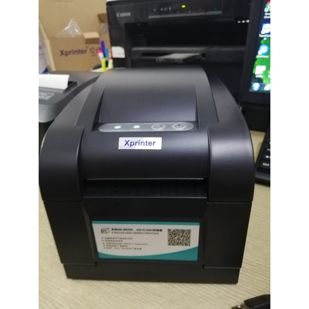 [HCM]Máy In Mã Vạch XPrinter XP 350B Cho Đơn hàng
