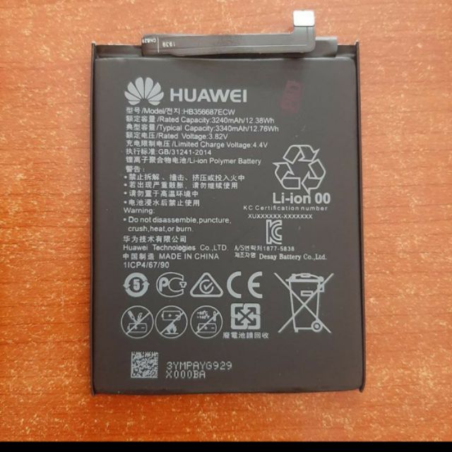Pin Huawei Nova 2I Rne - L22 Hb356687Ecw Nova 3I bảo hành 6 tháng cam kết sản phẩm đúng mô tả chất lượng đảm bảo