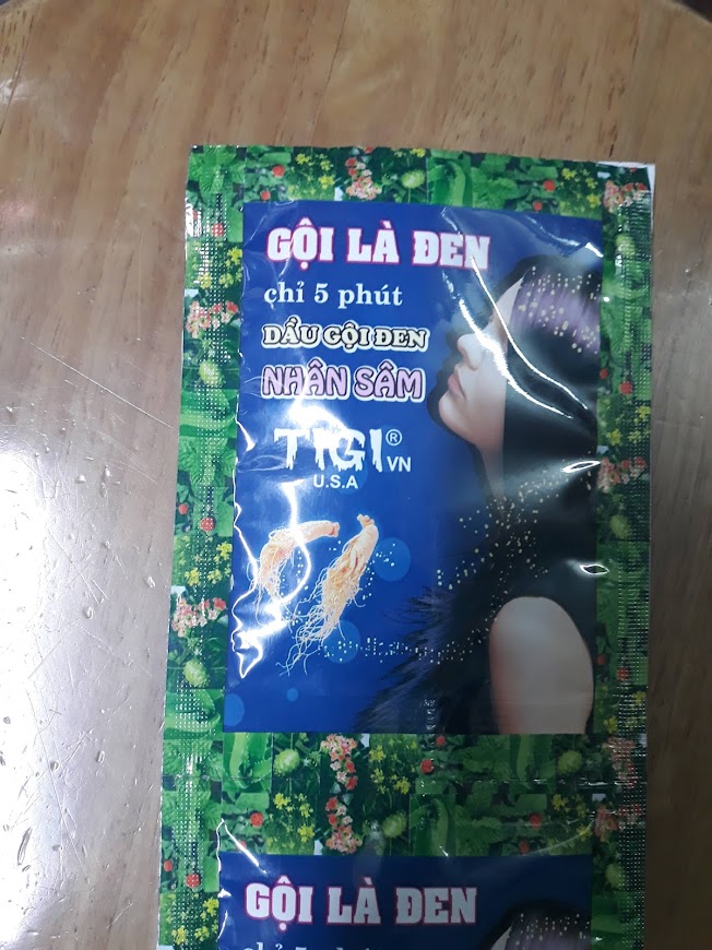 Gói Dầu Gội Đen Tóc Nhân Sâm (Gội Là Đen)