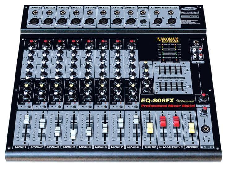BÀN MIXER NANOMAX EQ 806FX