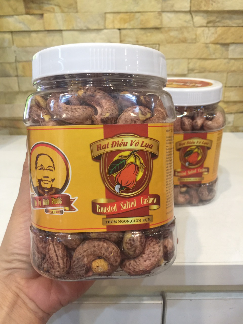 Hạt điều rang muối Bà Tư Bình Phước 500Gr
