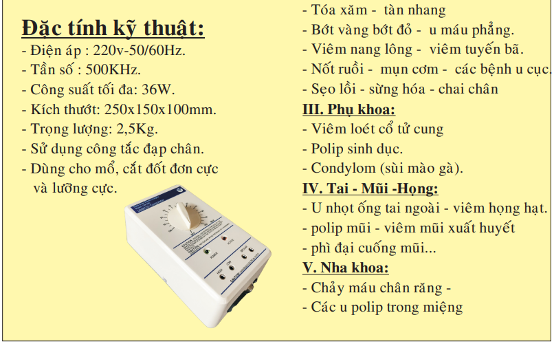 máy đốt cao tần UM880