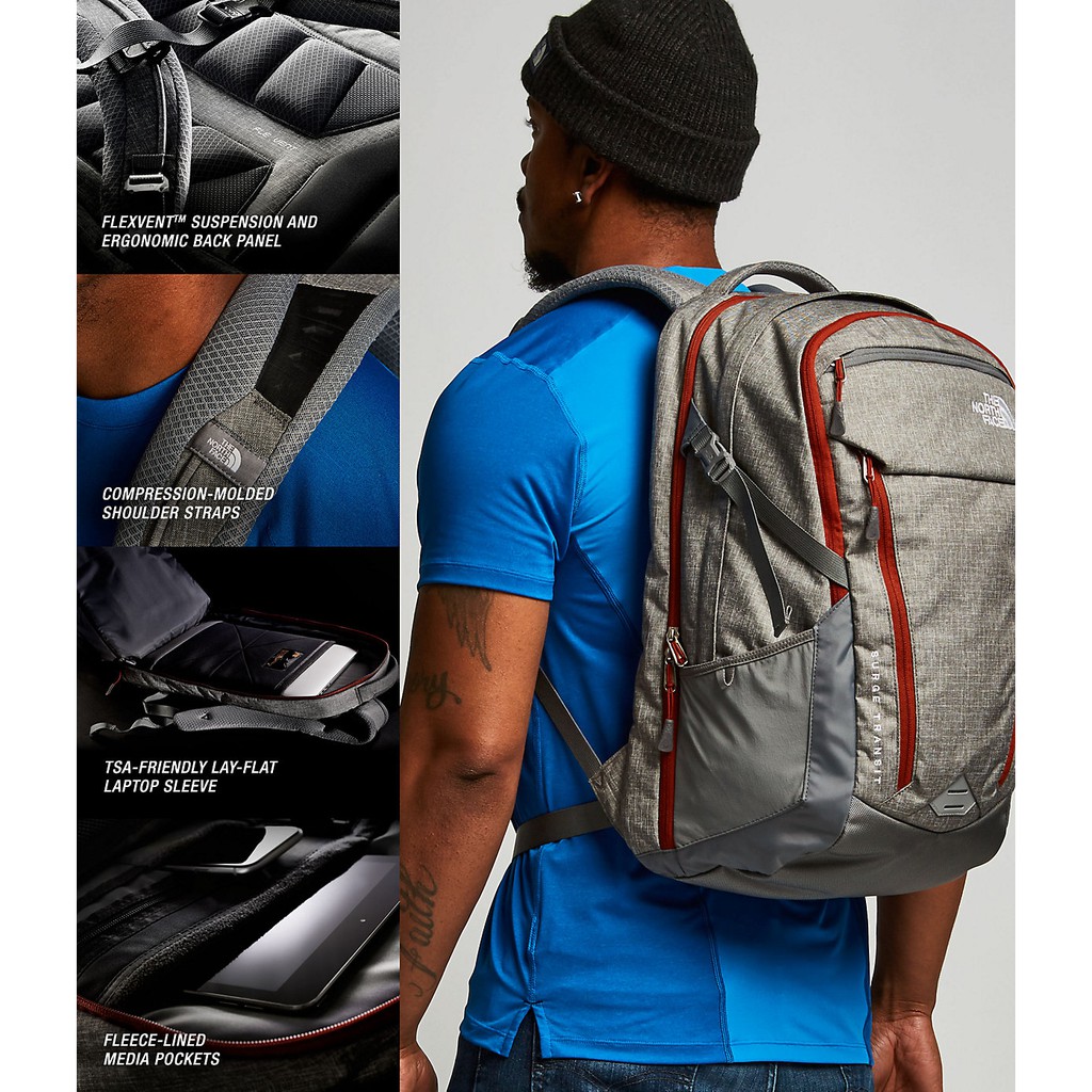 [HCM]Balo Laptop The North Face Surge Transit 2016 Màu Đen