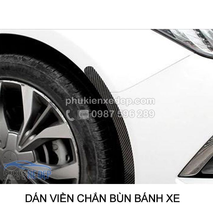 Nẹp Carbon 5D Chống Va Đập Cốp Xe, Nẹp Bước Chân
