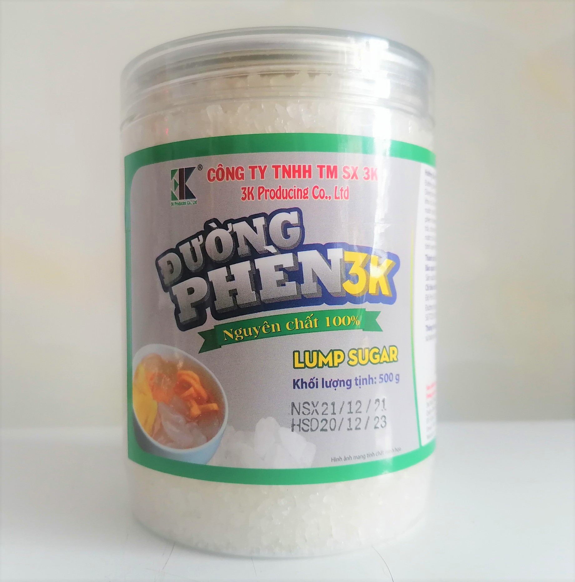 Đường phèn hạt nguyên chất 3k lump sugar