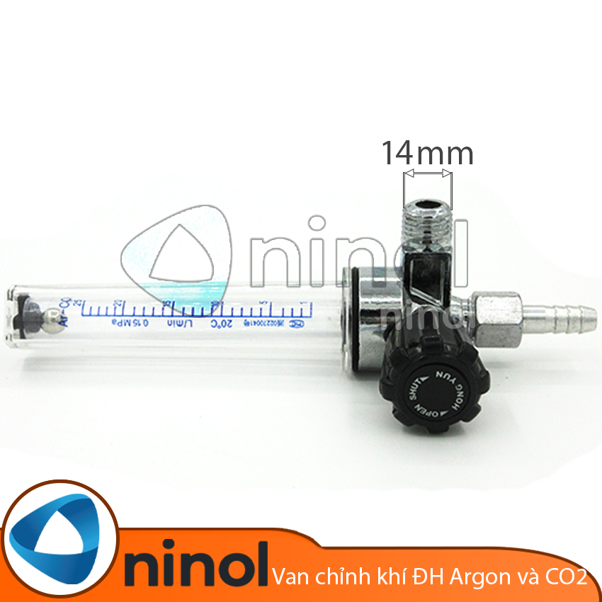Van chỉnh khí đồng hồ Argon và CO2