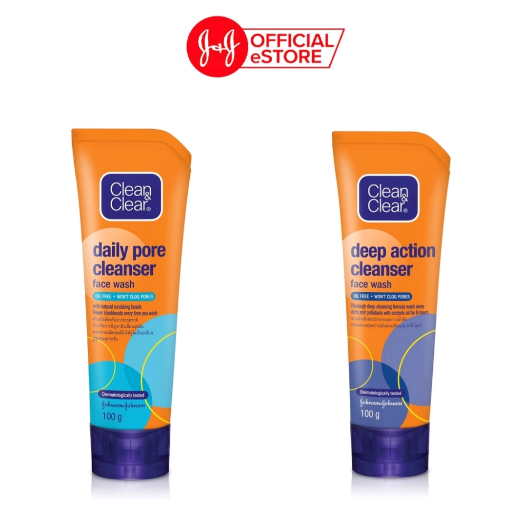 Sữa rửa mặt clean & clear 100g