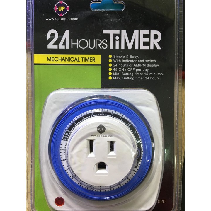 Timer cơ, timer hẹn giờ UP AQUA chuyên dùng cho thủy canh, cá cảnh