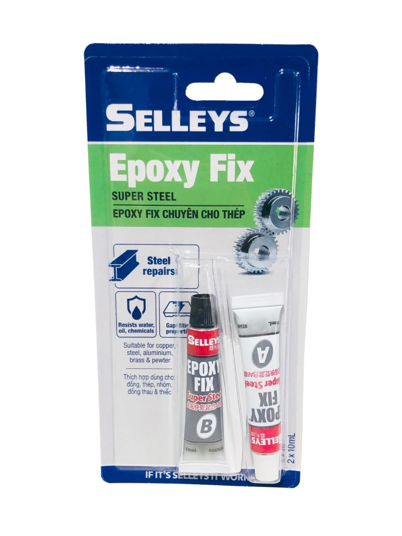 Bộ 2 tuýp Keo Dán Đa Năng Selleys Epoxy Fix (10ml / Tuýp x 2)