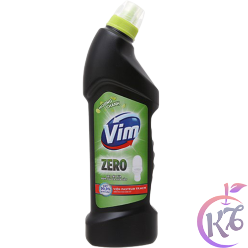 [FreeShipMAX] Nước tẩy bồn cầu Vim Zero 750ml hương chanh diệt khuẩn bất khả chiến bại 99,99% mảng bám - nuoc tay rua bon cau va nha tam  - VIM tẩy rửa bồn cầu Zero mảng bám