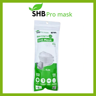 Khẩu Trang Y Tế 4 Lớp SHB Pro Mask 4D KF94 Kháng Khuẩn Chống Bụi thumbnail