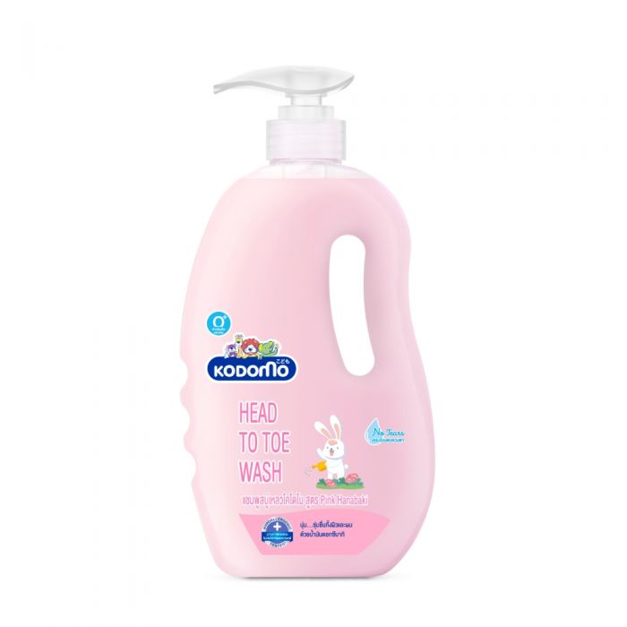 [HCM]Dầu Tắm Gội Kodomo Pink Hanabaki - 800ml