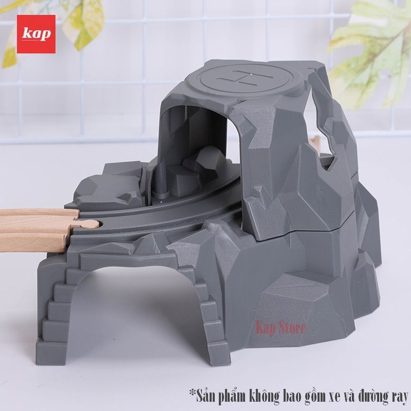 [HCM]Hang núi 2 tầng phụ kiện đường ray xe lửa gỗ