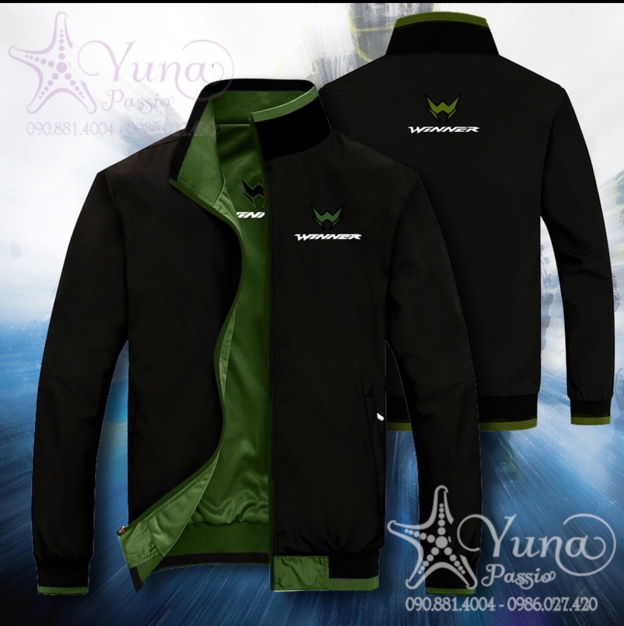 [HCM]ÁO KHOÁC DÙ MẶC 2 MẶT CHỐNG TIA UV CAO CẤP - M&M FASHION