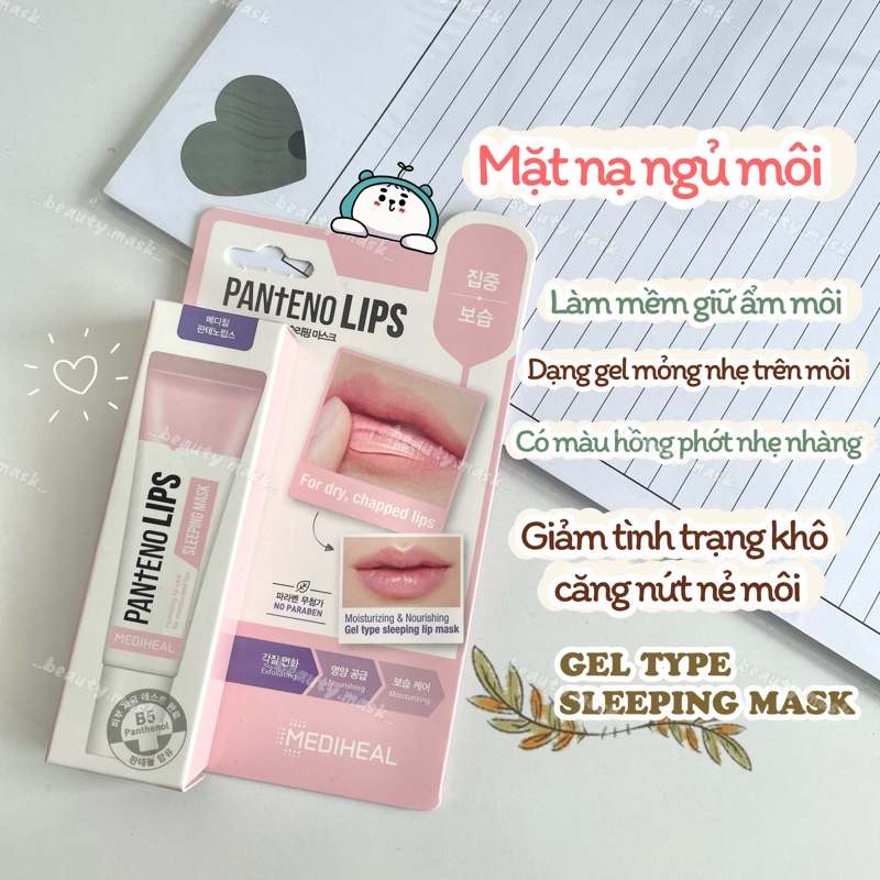 Son dưỡng môi giữ ẩm giảm thâm cải thiện tình trạng khô môi Mediheal