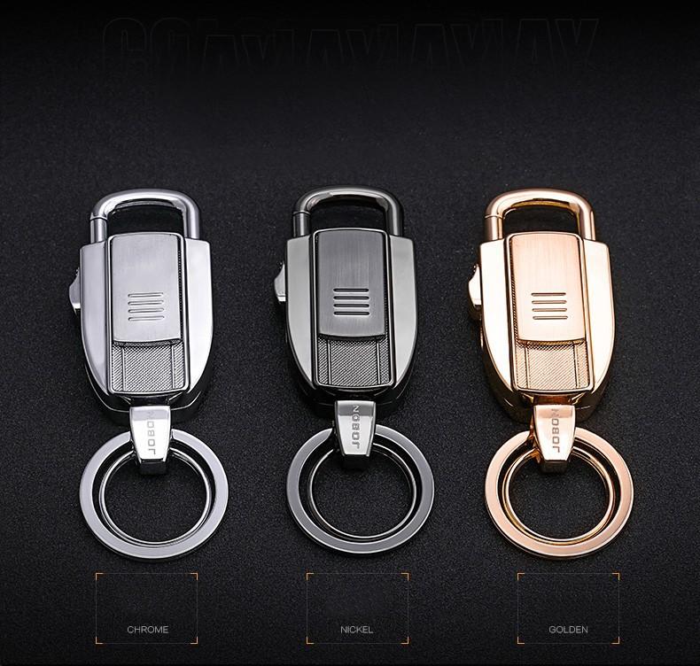 Móc Khóa kiêm bật lửa Móc Chìa Khóa Jobon Key Chains ZB-8755-3 Có Quẹt Lửa