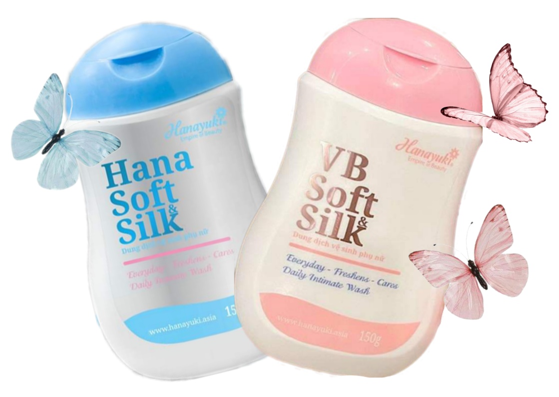 [Chính Hãng] dung dịch vệ sinh phụ nữ Hanayuki soft silk