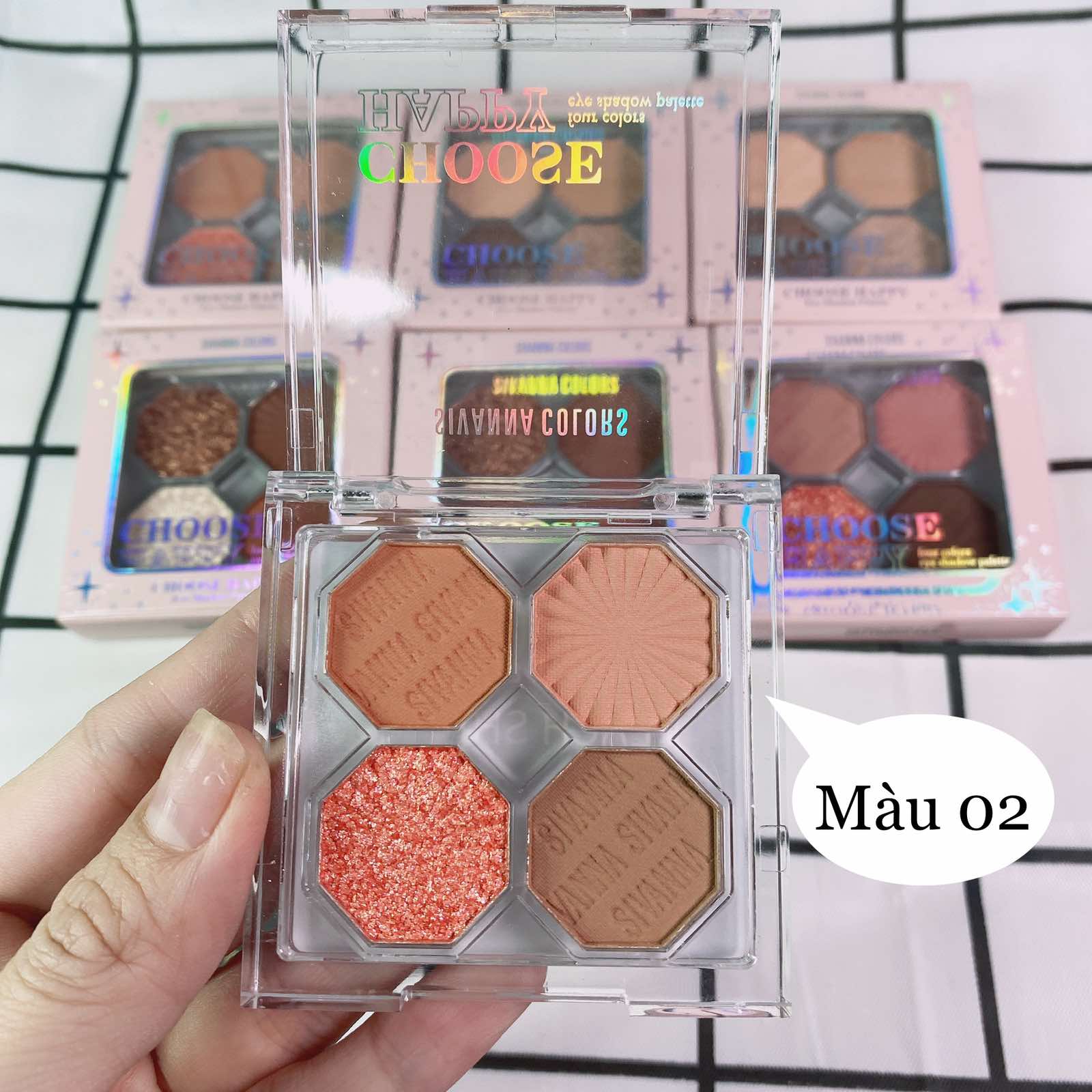 Bảng Phấn Mắt Sivanna Choose Happy Eye Shadow HF170