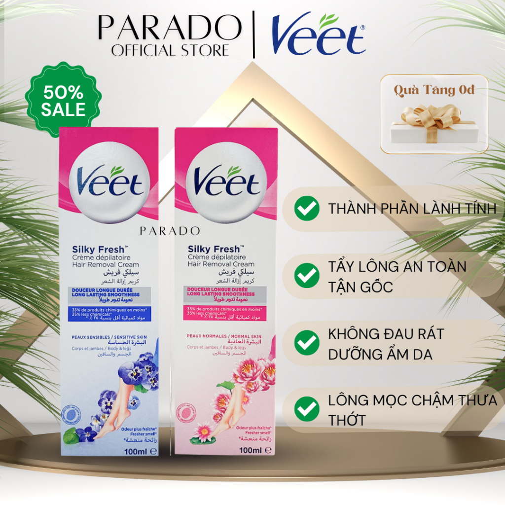 Kem Tẩy Lông Veet 100ml Hàng Pháp