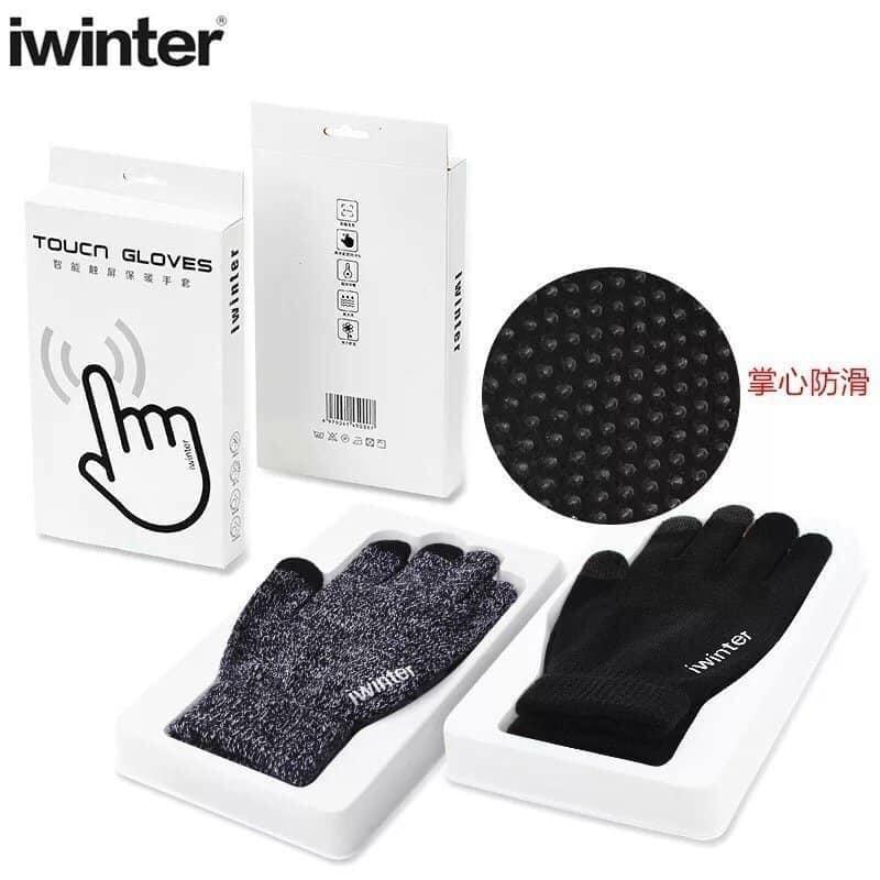 Găng Tay Len Nam, Nữ Cảm Ứng Iwinter Gloves