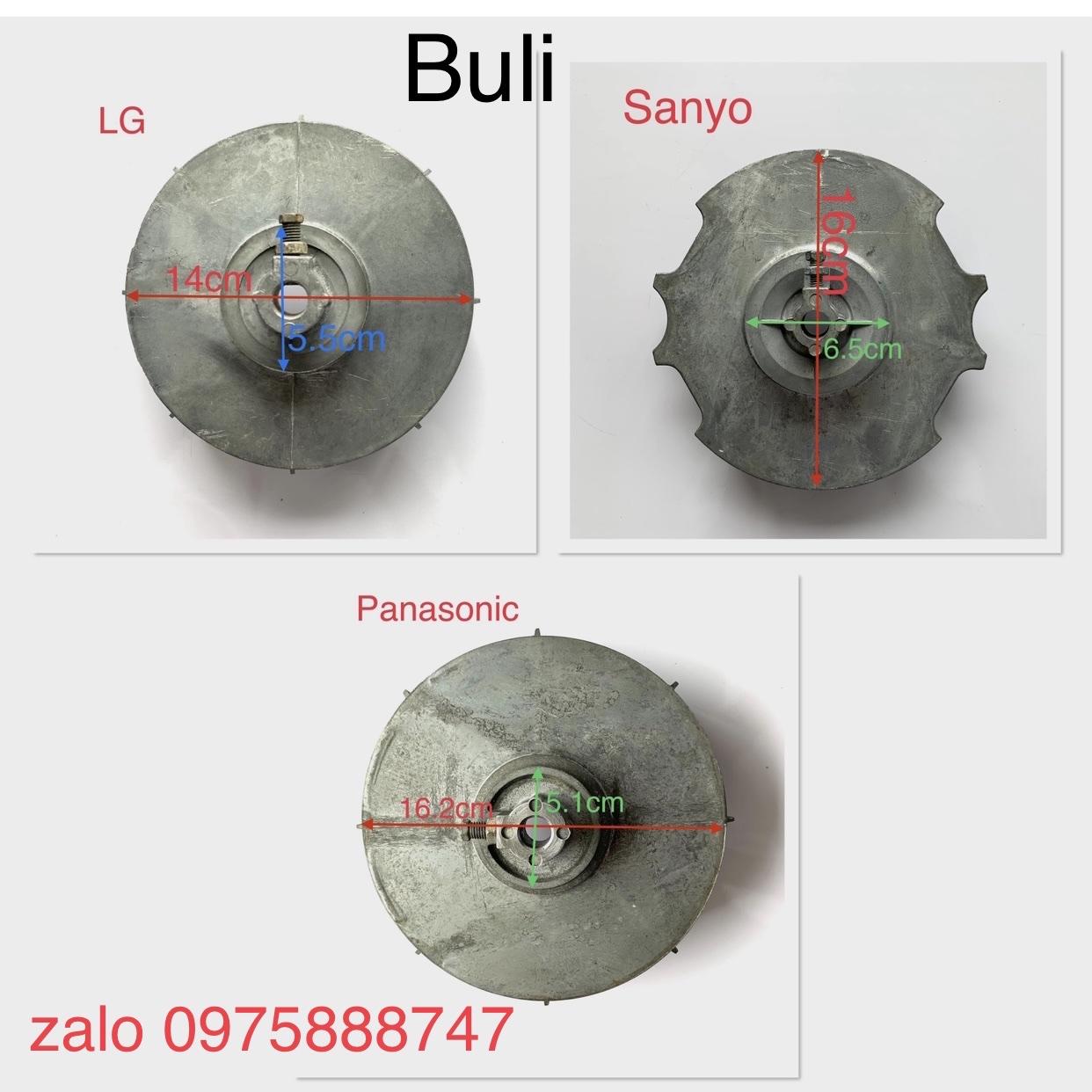 Buli máy giặt ( hãng tháo máy )