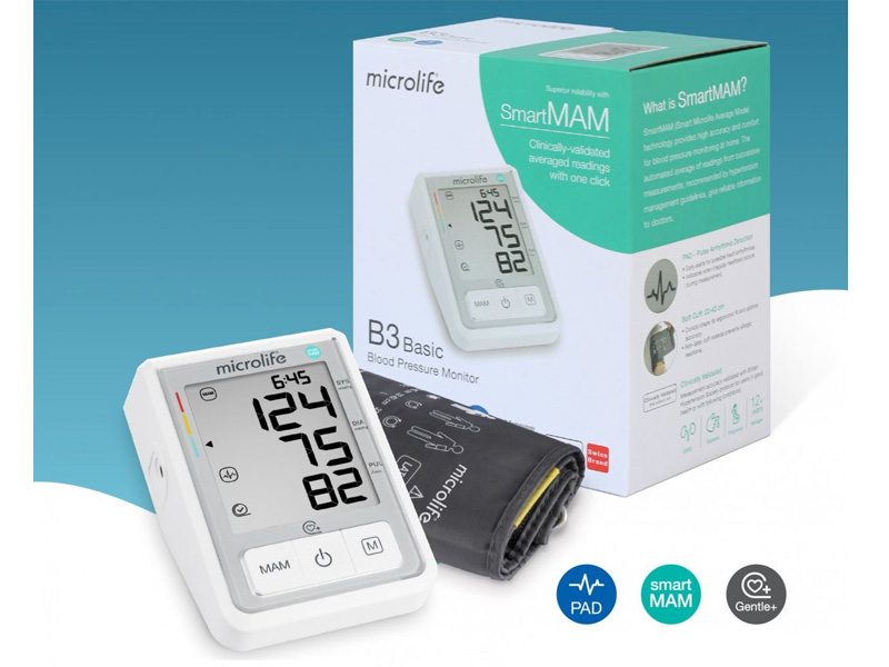 Máy Đo Huyết Áp Bắp Tay- Microlife B3 Basic