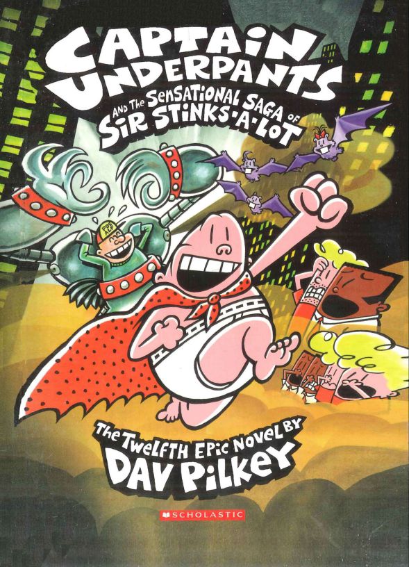[Bộ Truyện] Captain Underpants – 12 books (Thuyền Trưởng Quần Chip) | Sách Tiếng Anh