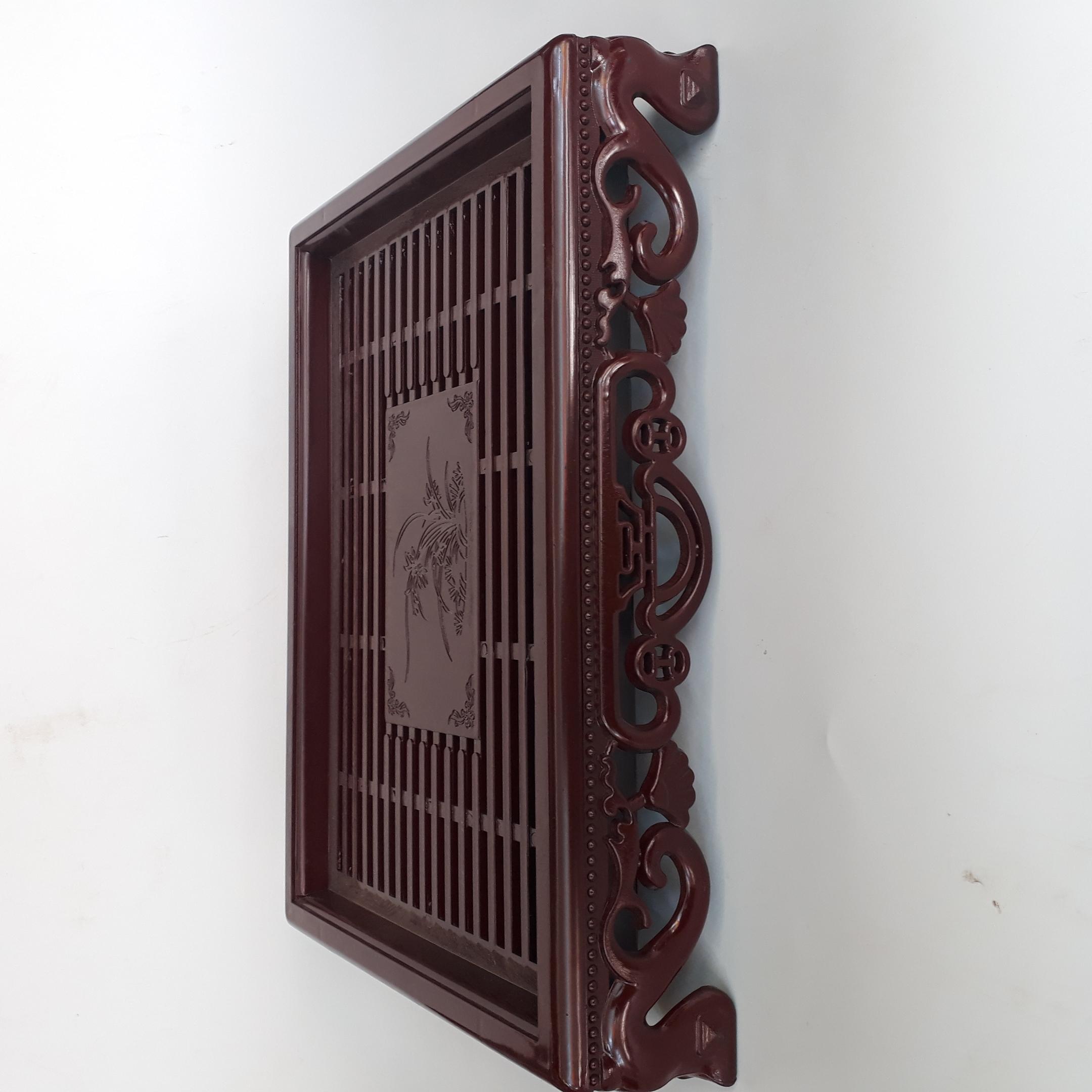 Khay trà giả cổ hộp 31 x 22 x 6 cm