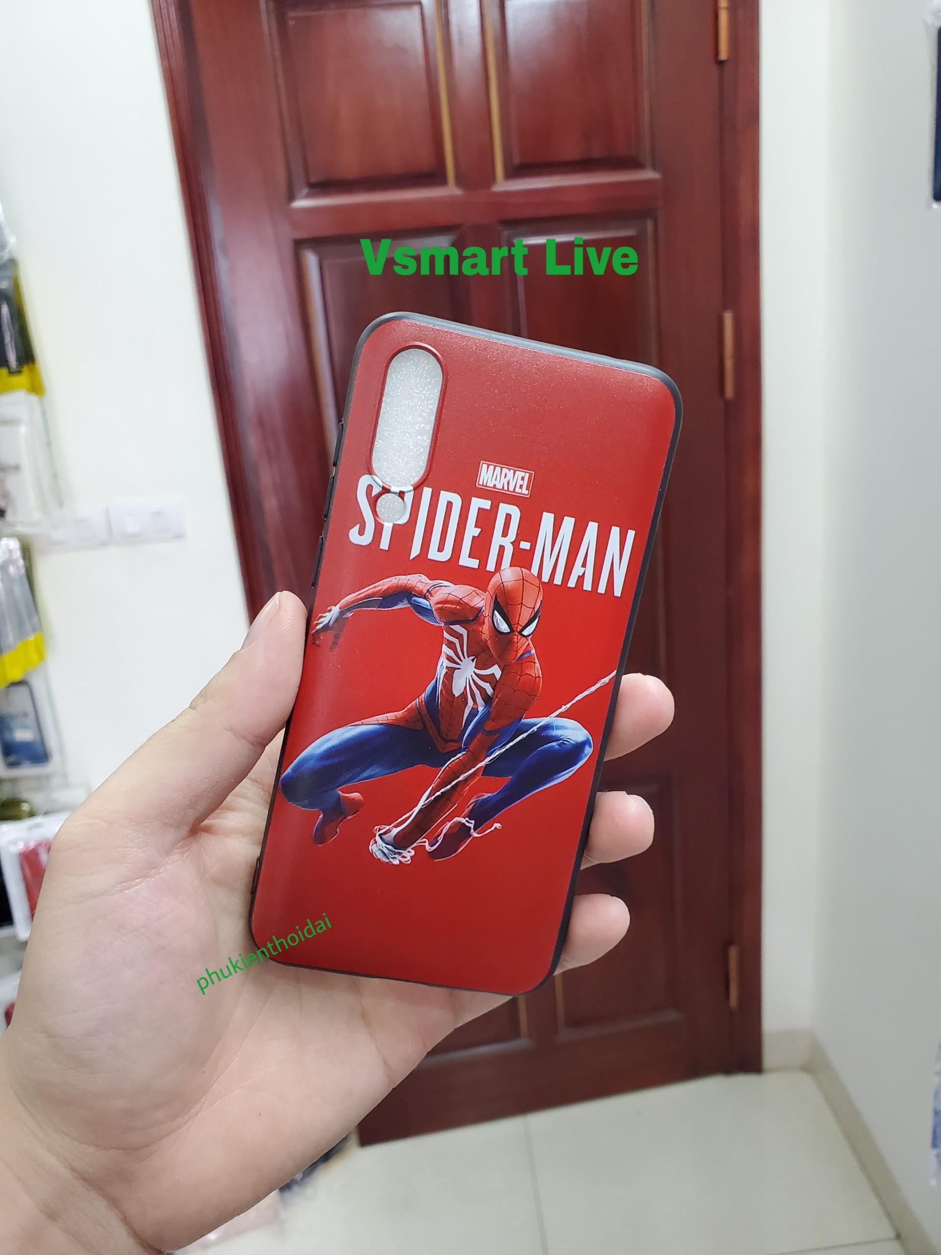 Ốp lưng Vsmart Live chống sốc in 3D dẻo cao cấp