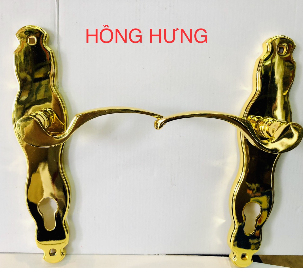 Khóa gạt tay lượn vàng galatic 003gp khoá gạt cửa chính