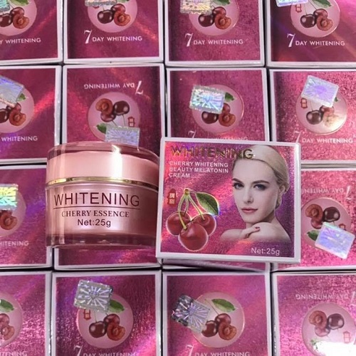 Kem trắng da 7 Days Whitening Cherry Essence 25g