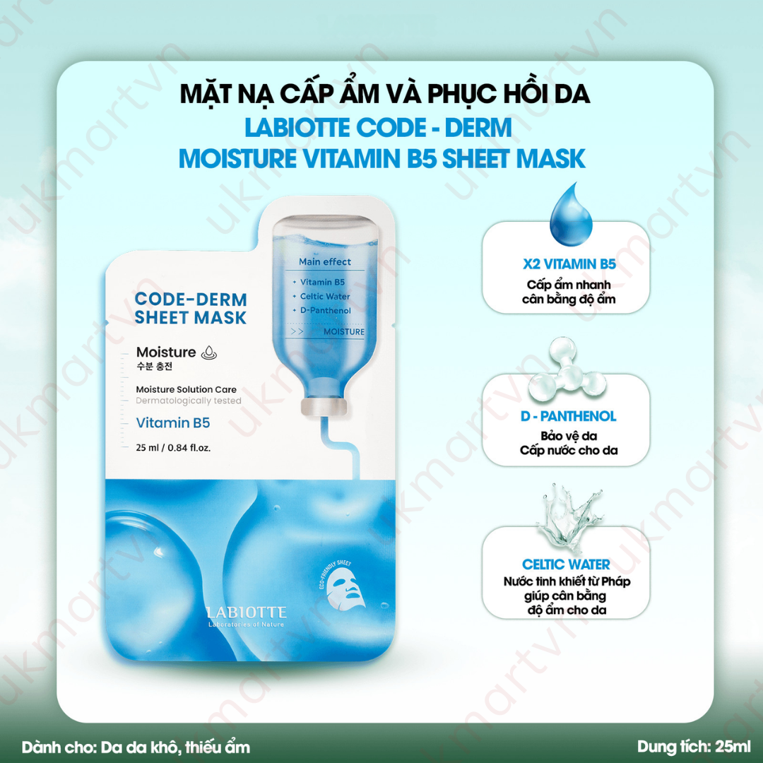 Mặt Nạ Dưỡng Da Labiotte Hàn Quốc 25ml