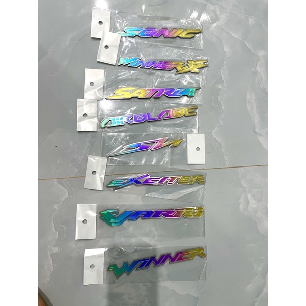 Cặp tem titan dán hông winner winner x exiter sonic ab satria sh vario