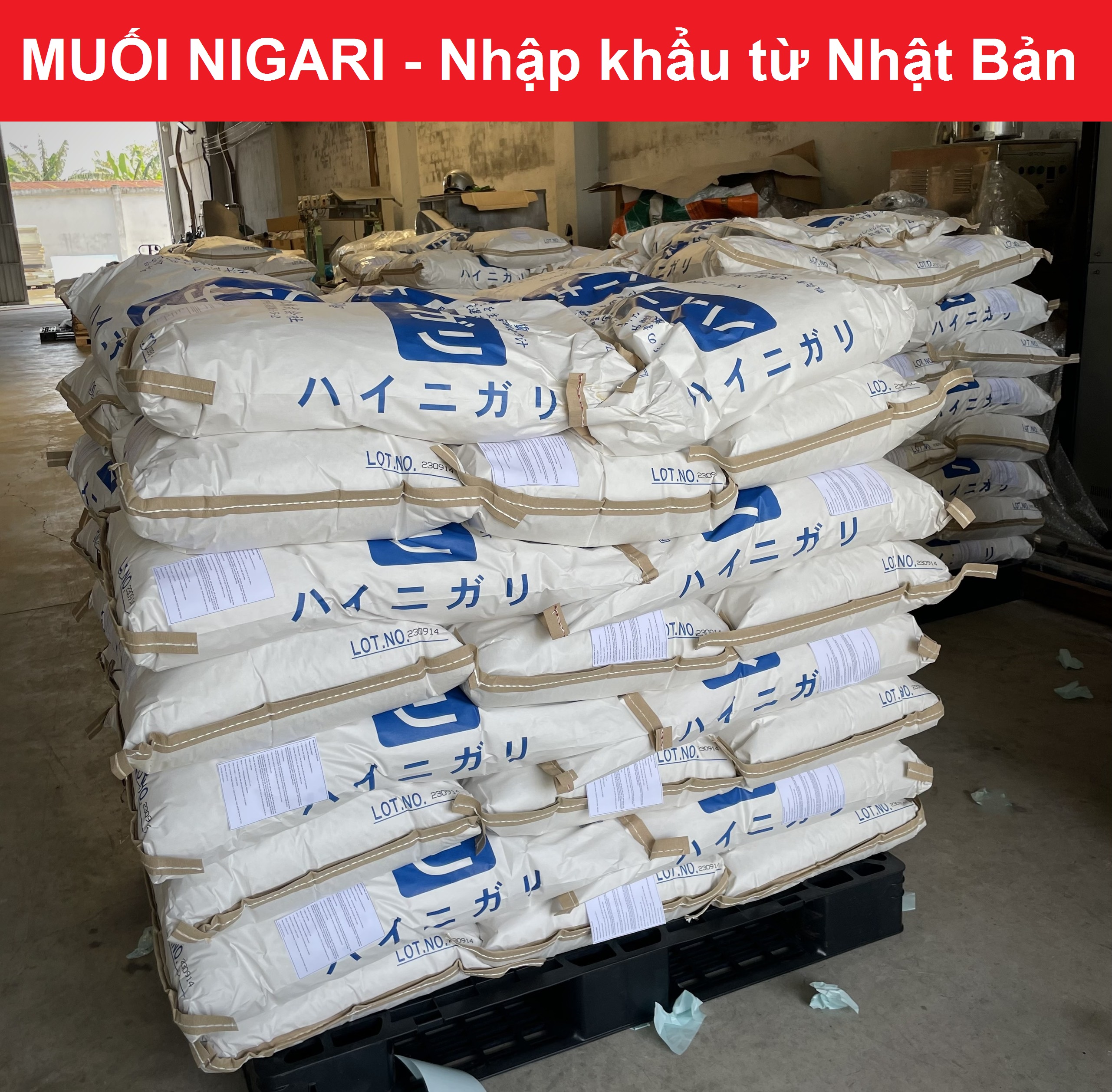 Muối Nigari thực phẩm 500g – Phụ gia tạo đông sữa đậu nành làm đậu hũ, nhập khẩu Nhật Bản
