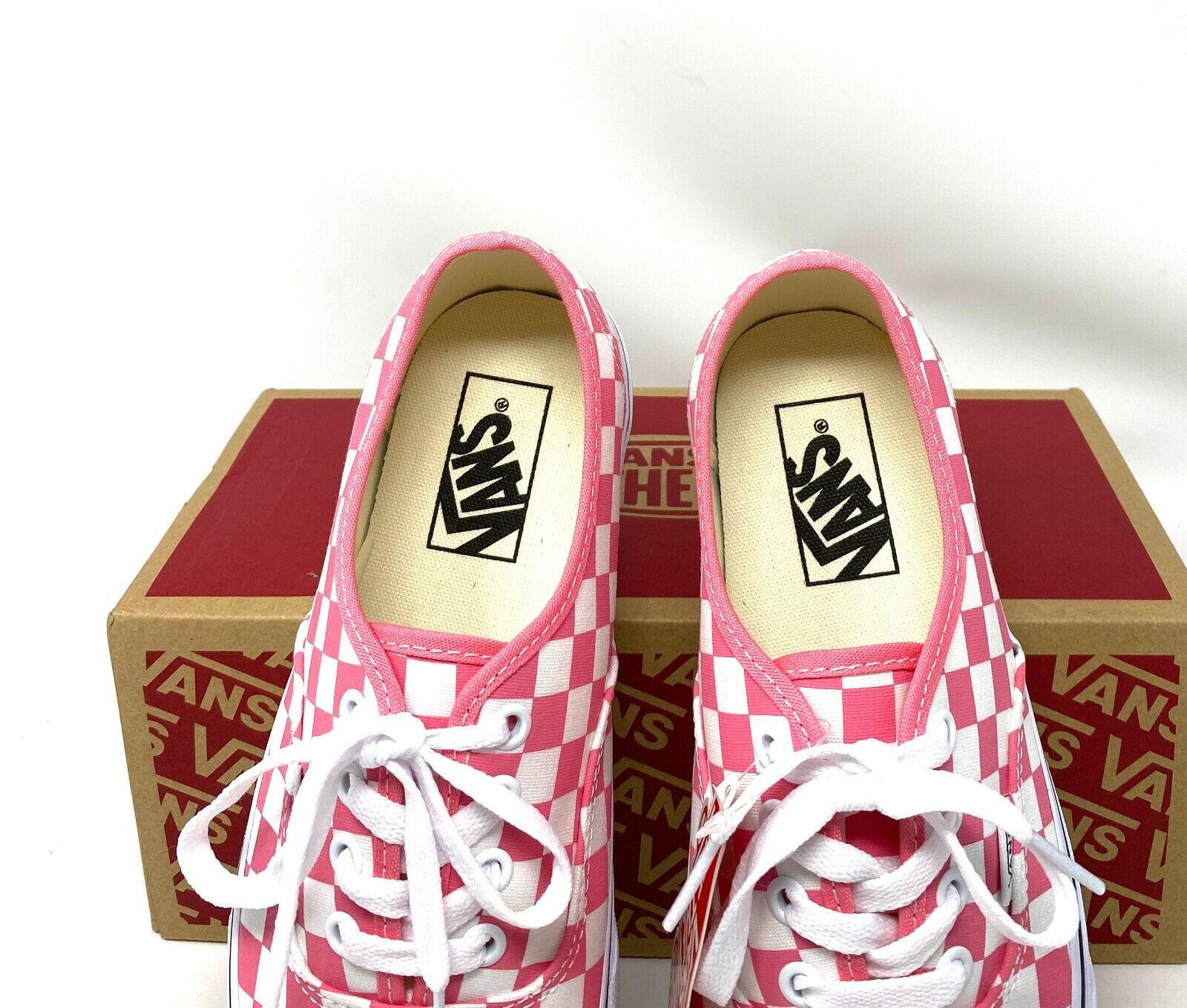 Chính Hãng Giày Vans Authentic Checker Pink / Valentines