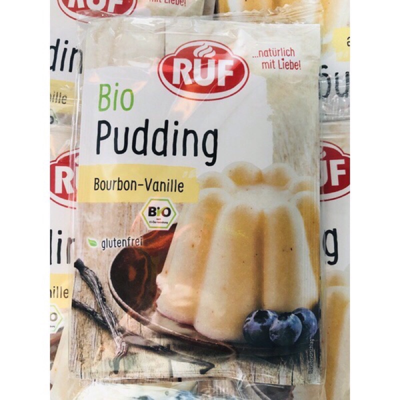 [RUF] Bột Pudding hữu cơ hương vani RUF - Gói 40gr