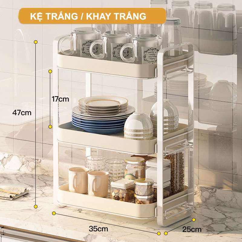 KIOOK Giá kệ khay úp cốc chén ly Khay để chén Khay Giá Để Cốc Bộ Trà Cốc Nước Cao cấp chống han gỉ tuyệt đối, nhiều màu sắc cực đẹp cốc Kho đa năng, đa chức năng