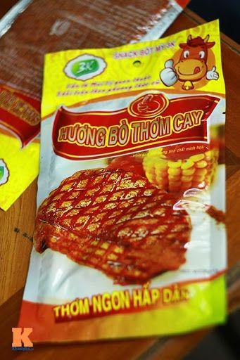 10 gói snack bò thơm cay ( bò xé cay)