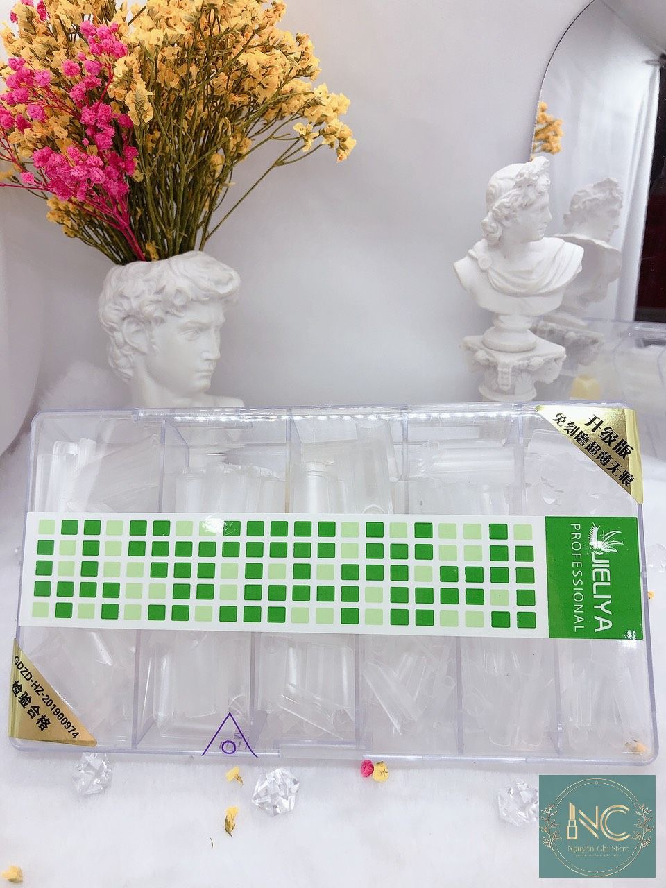 MÓNG UP  siêu mỏng dẻo phom thang,VUÔNG 1 hộp 540 móng