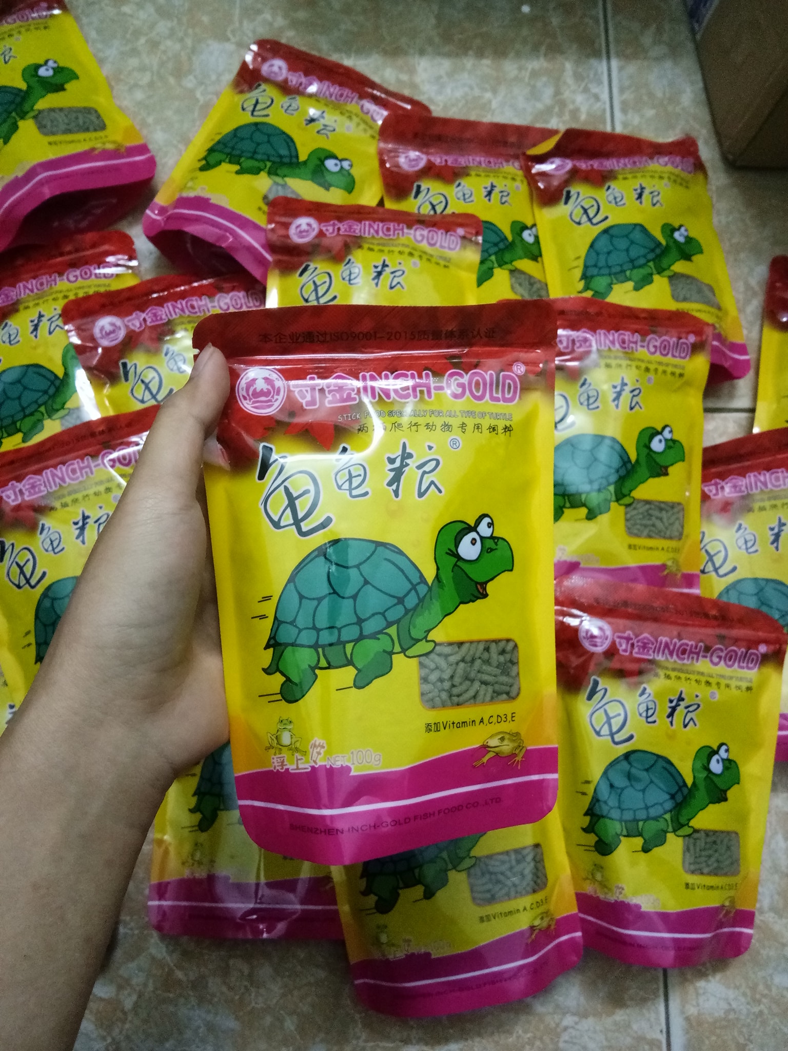 THỨC ĂN ICHGOLD CHO RÙA CẢNH GÓI 100G