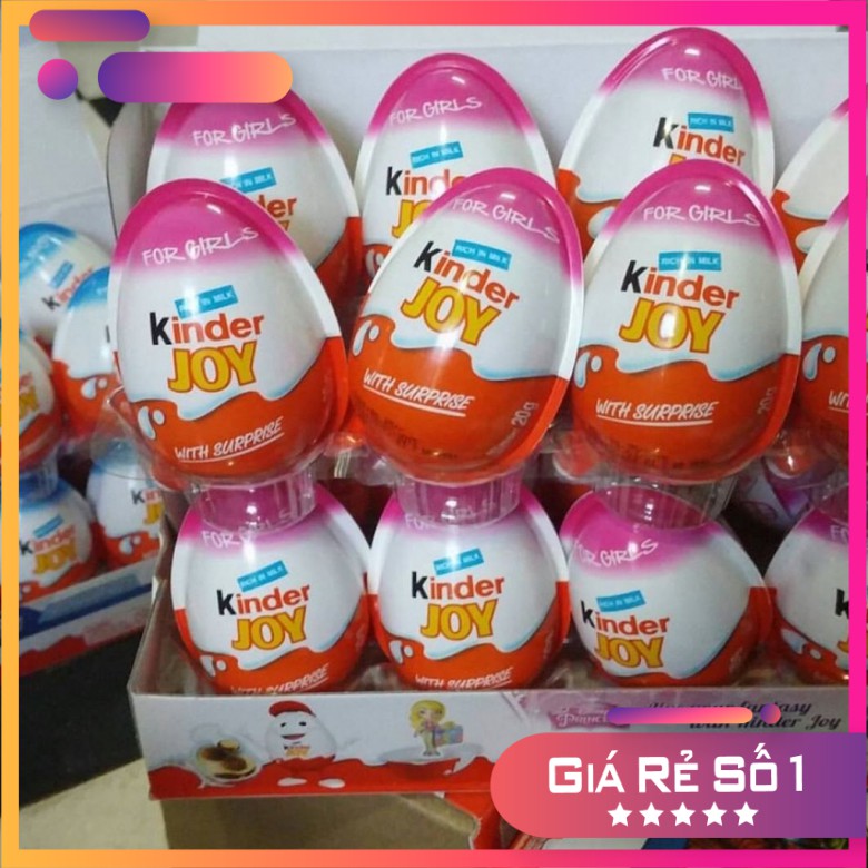 [ Date 04/2021] Trứng Kinder Joy Chocolate-Đồ Chơi Ấn Độ (Bé Gái)