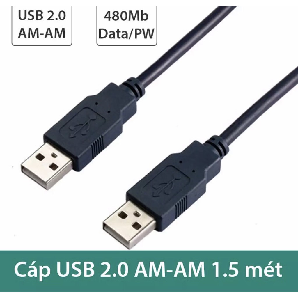 Cáp 2 đầu usb.