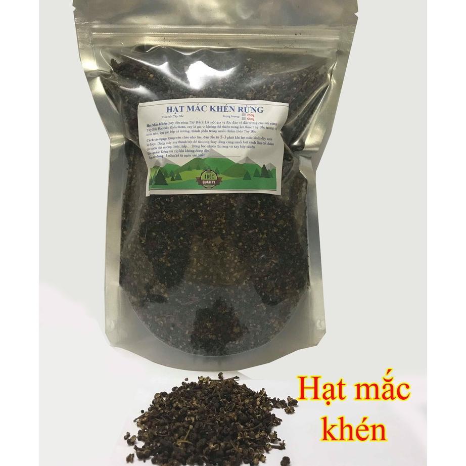hạt mắc khén đã rang và say chỉ việc ướp gia vị
