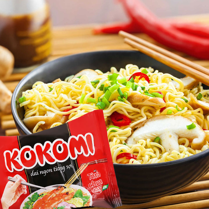 Mì tôm KOKOMI thùng 30 gói 65g