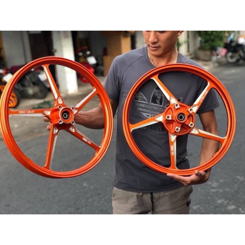 Mâm Cnc Enkei gắn Exciter 150.155 , size 1.4 1.6 chính hãng